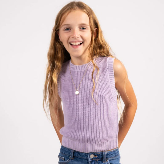 Torrin Shell Sweater, Lavender